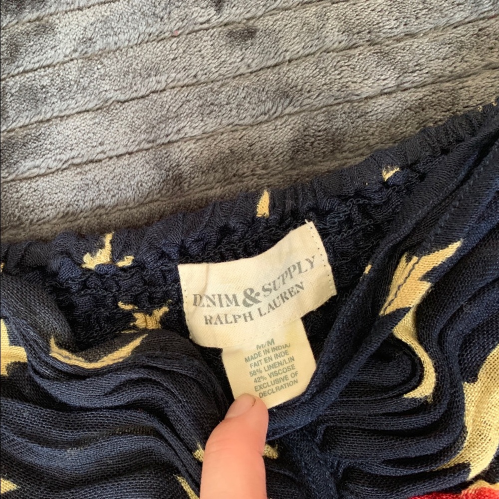 Denim & Supply Ralph Lauren Crop American Top - Picture 3 of 3